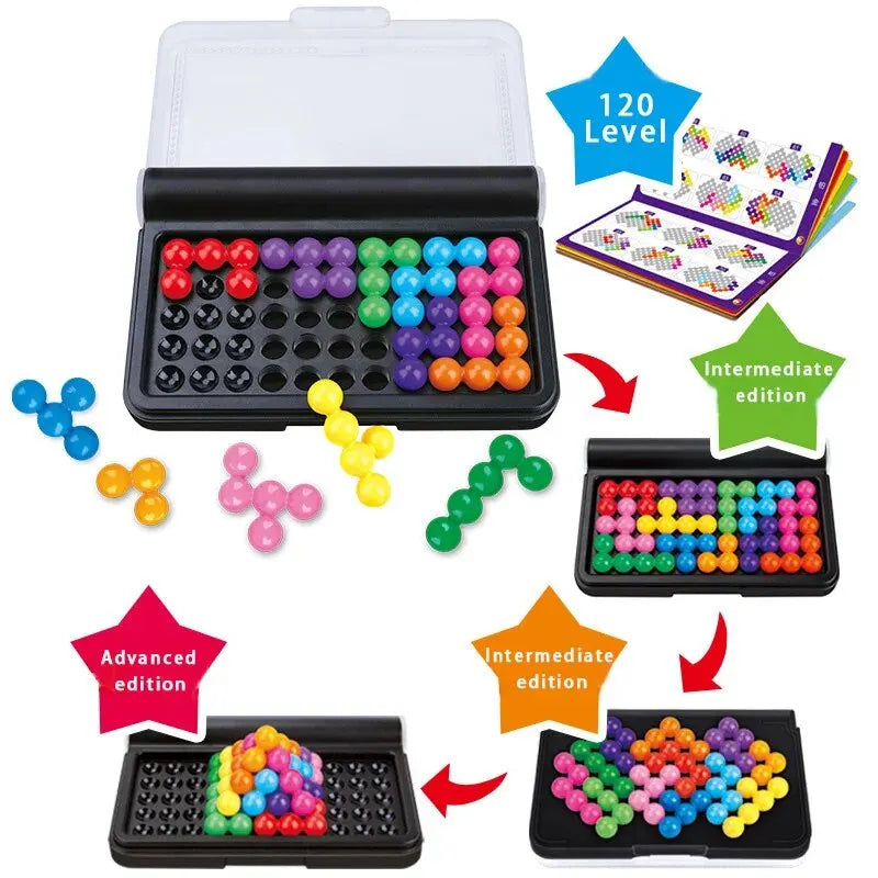 3D Puzzle Board Game With 120 Challenges.