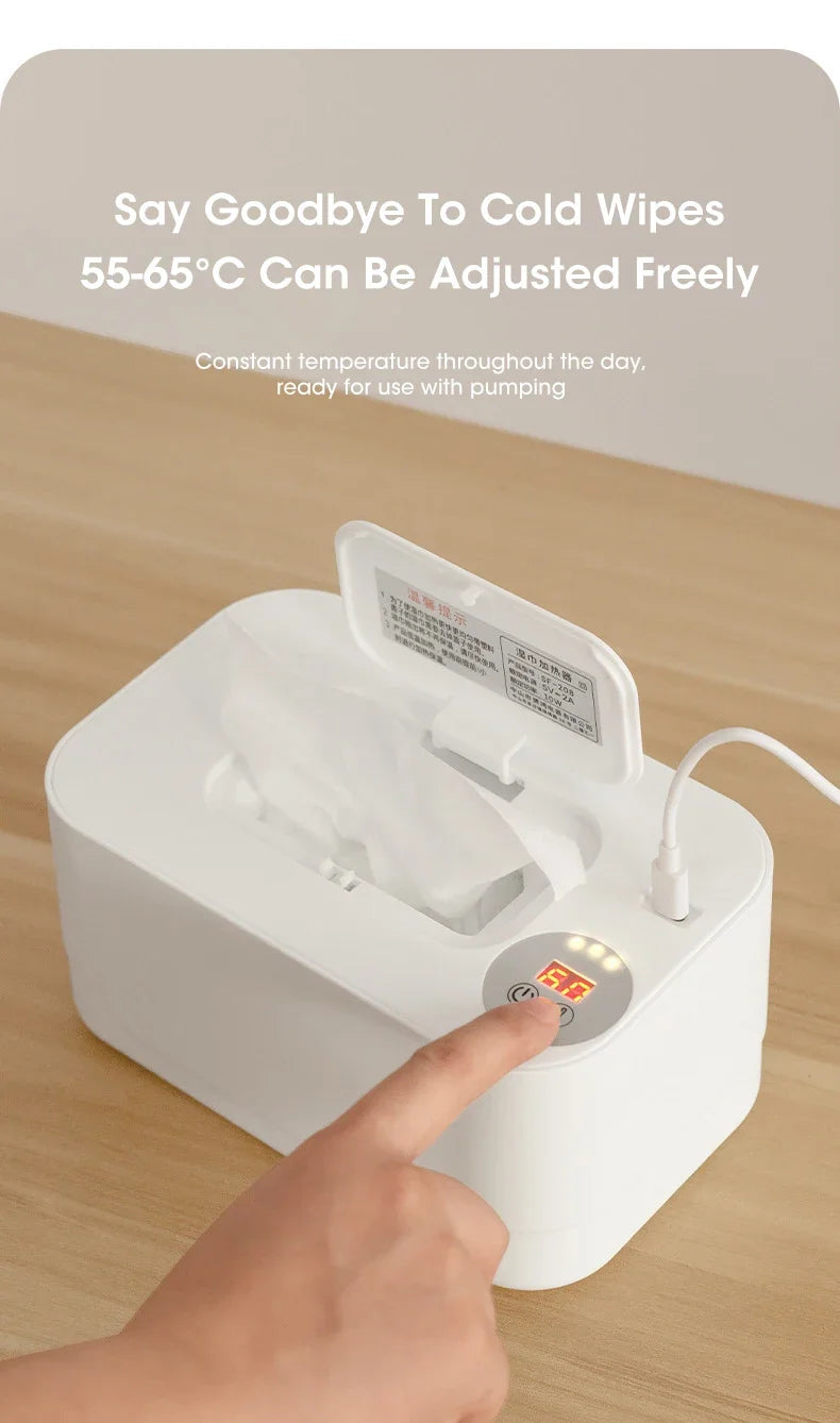 USB/LED Baby Wet Wipe Warmer Dispenser