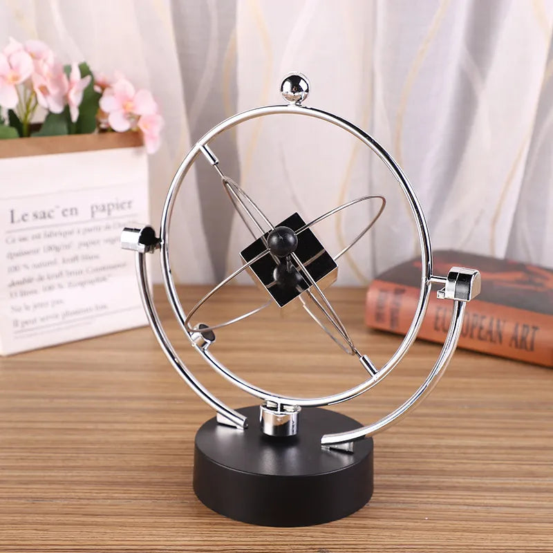 Newton Pendulum Rotating Balance Ball Desk Ornament.