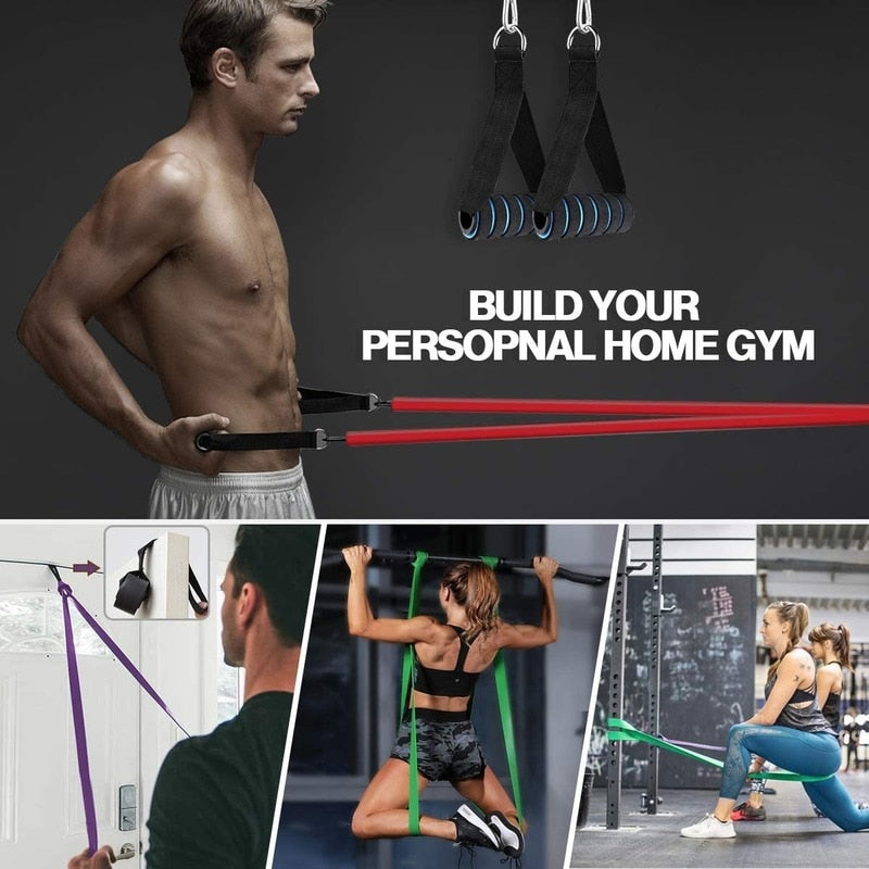 208cm Thick Stretch Resistance Elastic Pull Sports Expander.