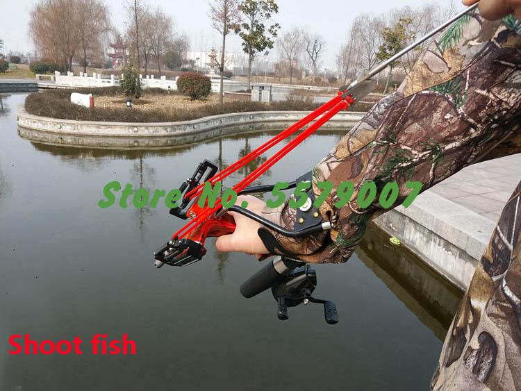 Professional Hunting Or Fishing Slingshot With Powerful Laser.