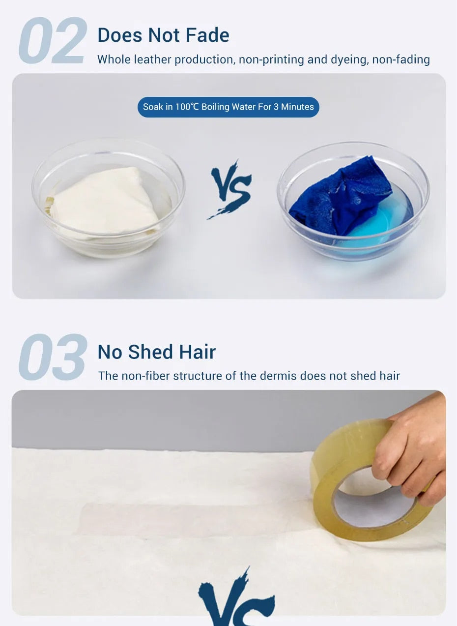 Natural Sheepskin Chamois Car Care Cleaning Towel.