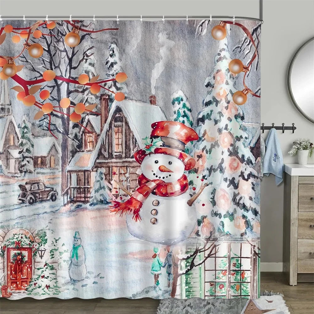 Christmas Shower Curtain