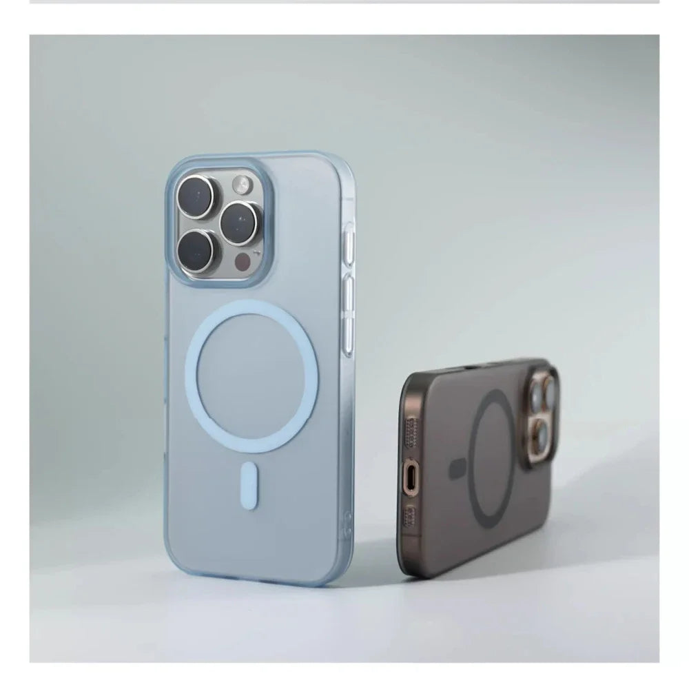 1.0 MM Ultra Thin Matte Magnetic Wireless Charge Hard PC Case For iPhone 17 16 15 14 Pro Max