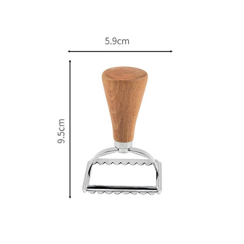 Stainless Steel Embossed Cutting Tool. Great For Making Fancy Edges or Cutting Dough for Dumplings.