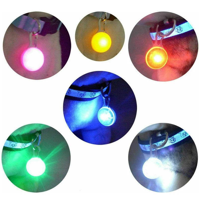 LED Colorful Safety Lights For Pets, Hiking Or Biking.