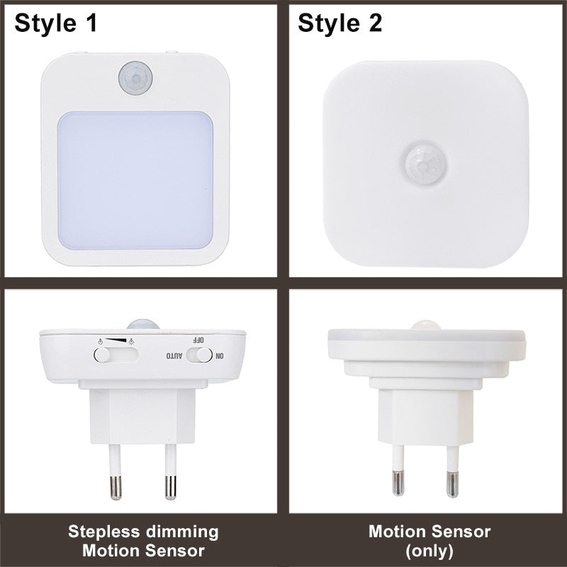 Plug In LED Motion Sensor Night Light.