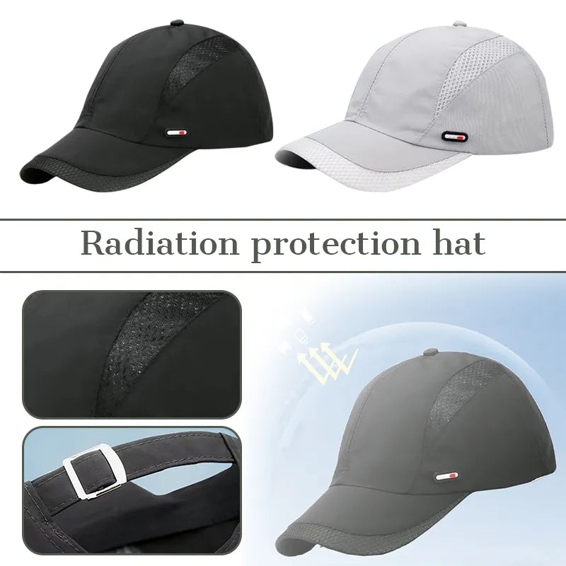 Unisex Anti Radiation Cap/toque Half Or Full Silver Fiber Electromagnetic Wave Rfid Shielding