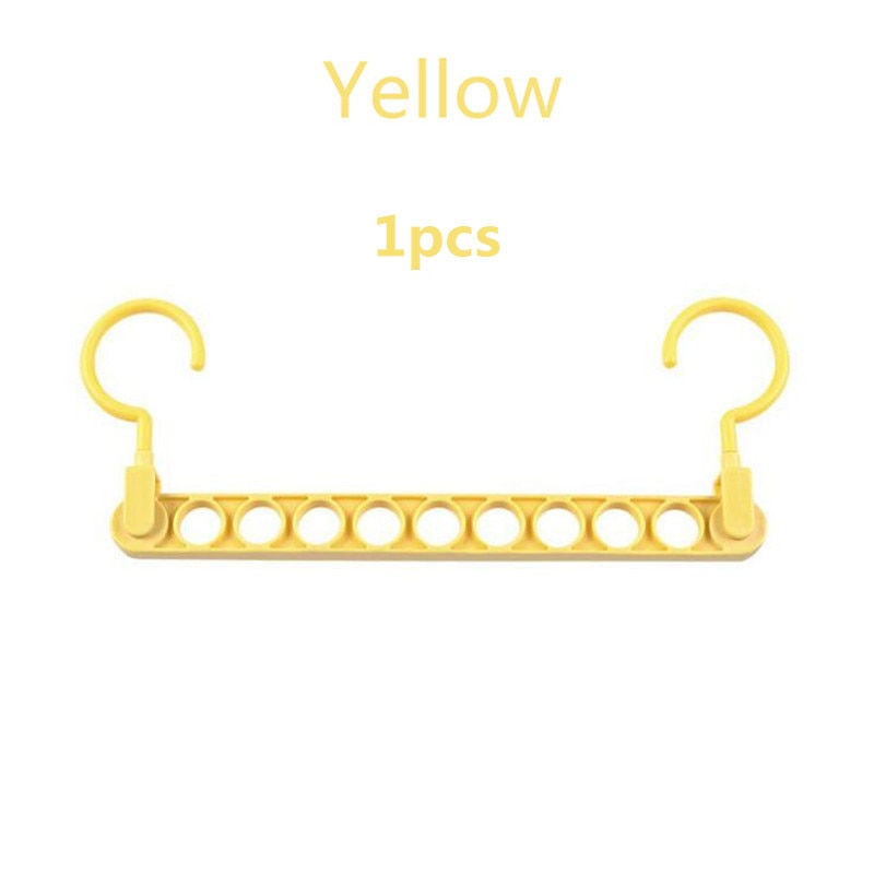 Plastic multi-port support hangers for Clothes.