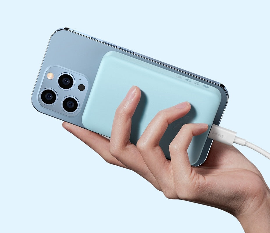 Baseus Power Bank 10000mAh Mini Magnetic Wireless Fast Charge with Auto-wake For iPhone 14 13 12 Pro Max Magsafe