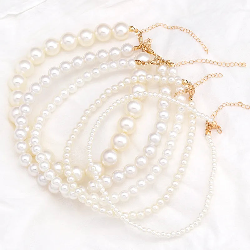 Women's Pearl Or Crystal Pendants/Chokers.