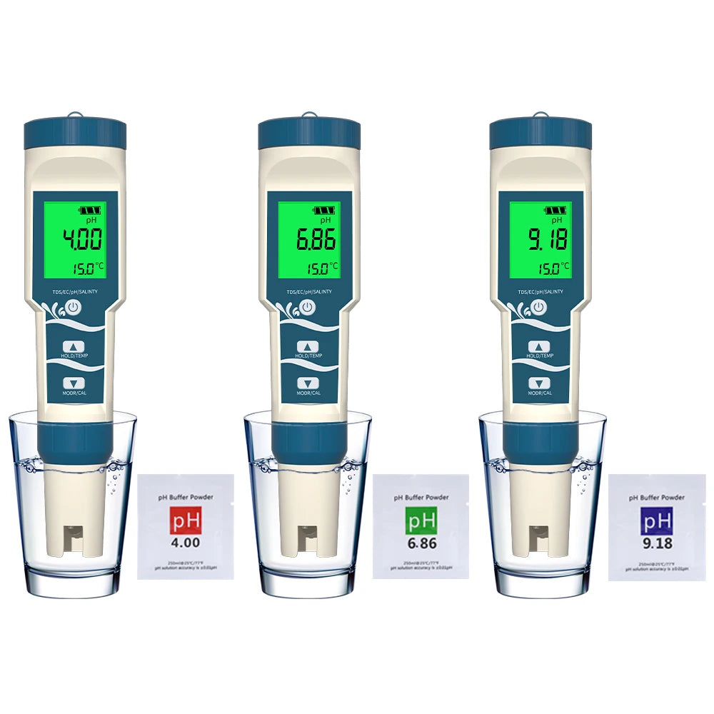 Yieryi Digital Hydrogen Water Tester PH/ORP/Temp/H2 Water ppb ppm Meter with ATC 0.01 Resolution