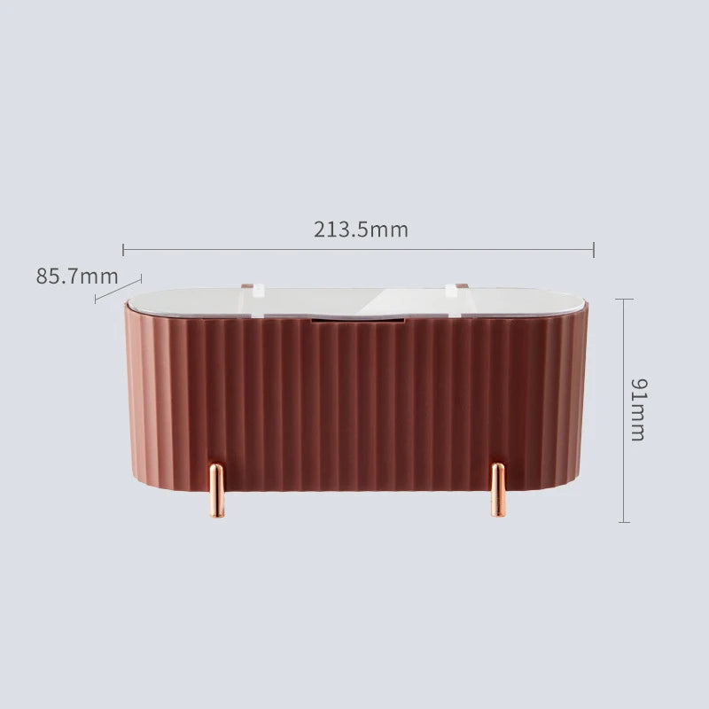 Vanity Organizer For Cotton Pads To Remove Makeup