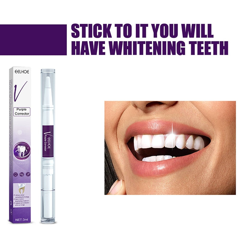 50ml Purple Whitening V34 Toothpaste For removing stains.