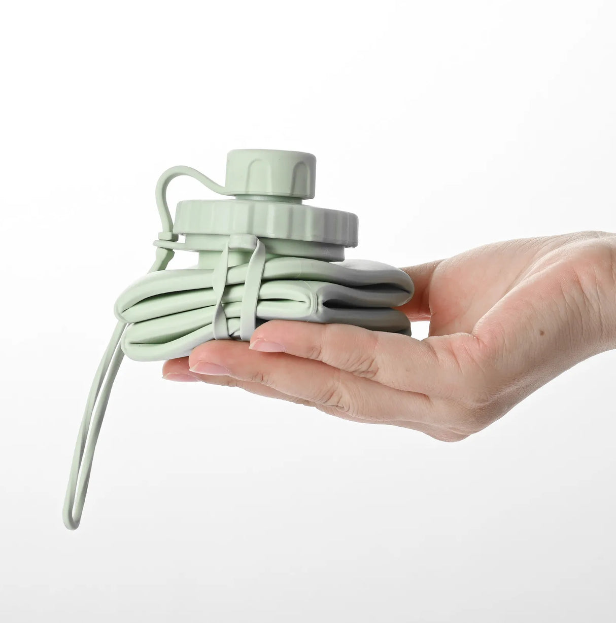 600ml Folding Silicone Sports Water Bottle.