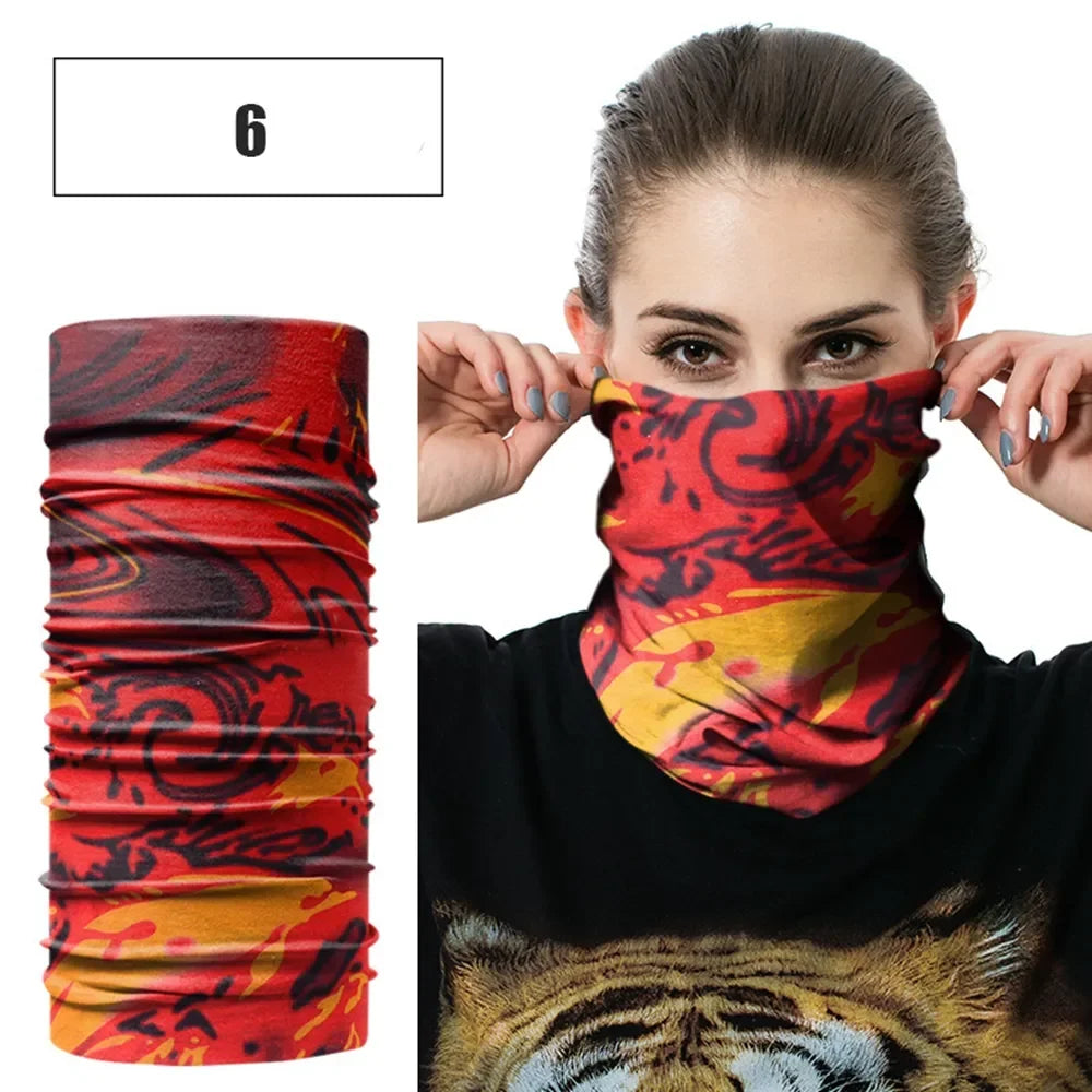Men Or Women's Head Face Neck Tube Bandana Scarf