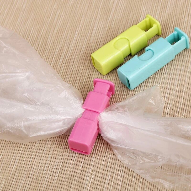 Reusable Plastic Sealing Bag Clips.