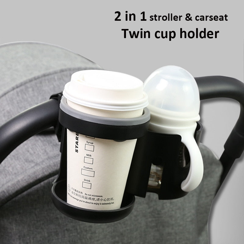 Baby Stroller mobile phone and drink holder.