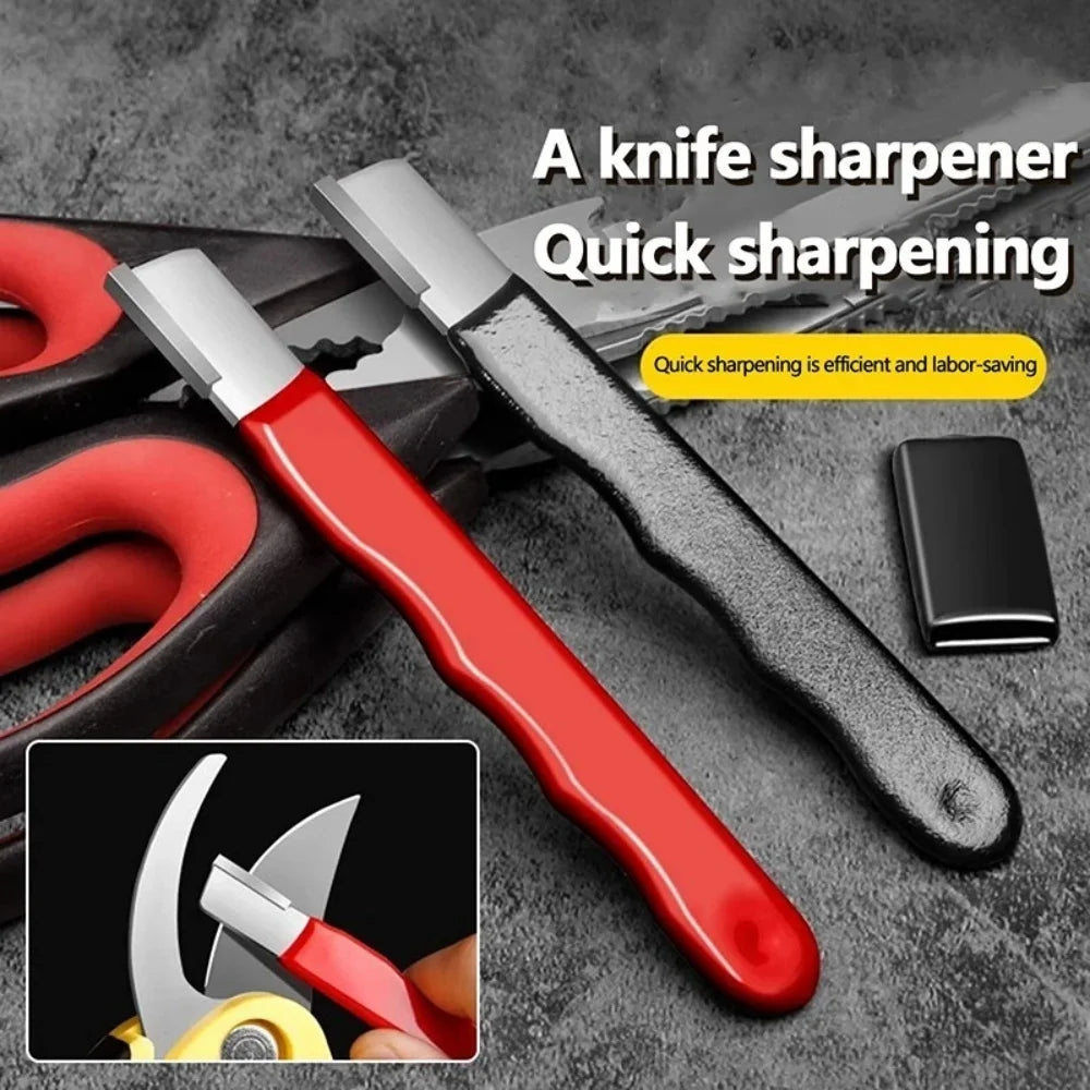 Tungsten Diamond Ceramic Sharpening Stone For Knives Scissors OR Gardening Shears