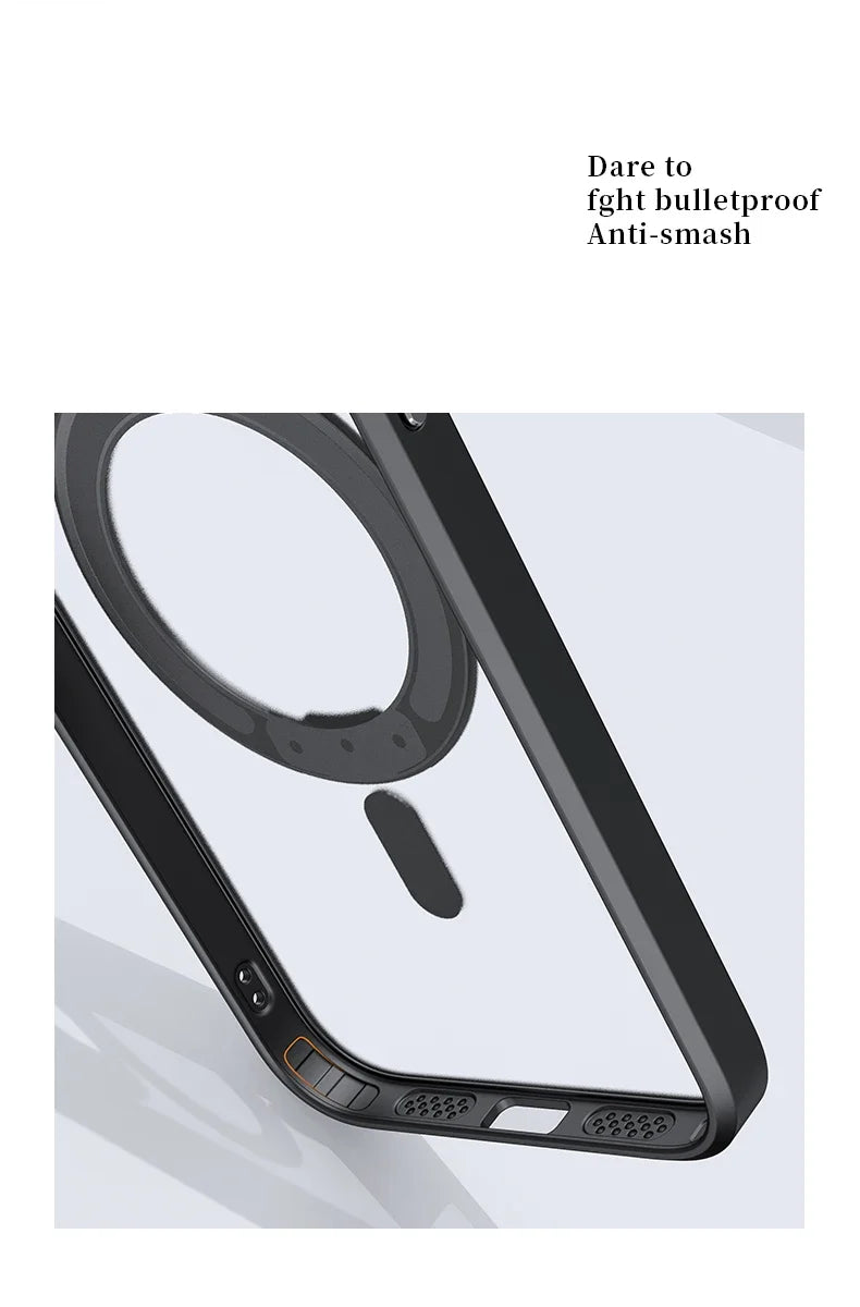 Magnetic 360°Rotation Stand Phone Case For Iphone 12 13 14 15 16 17 Pro Max Plus With Ring Holder