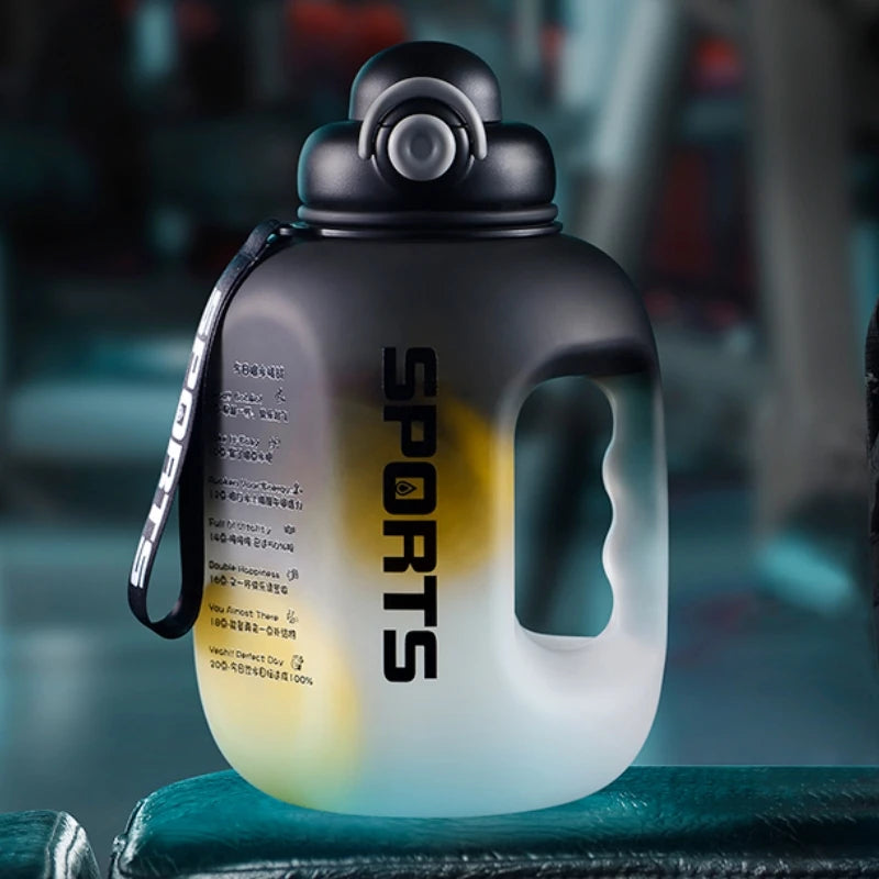 GIANXI Plastic Sports Water Bottle With Straw