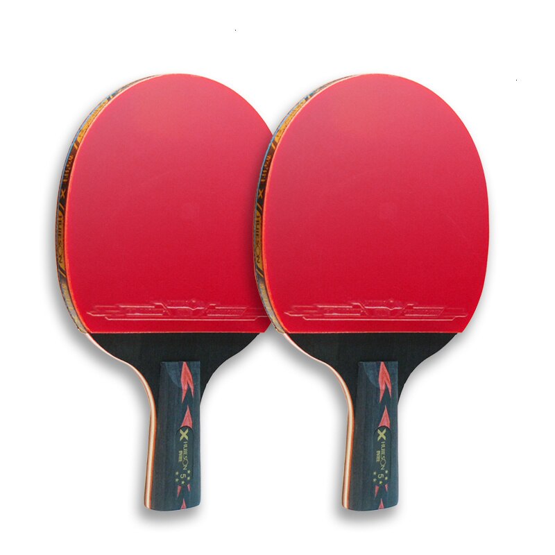 HUIESON 5/6 Star 2Pcs Carbon Table Tennis OR Ping Pong Racket.