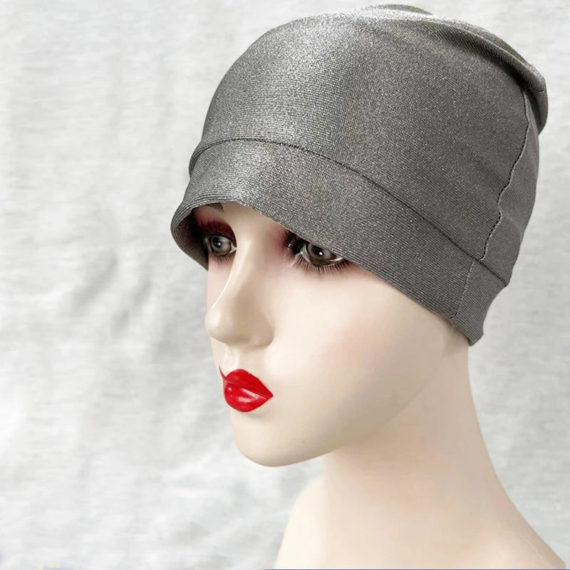 100% Silver Fiber Electromagnetic Wave Protection Beanies For Men And Women