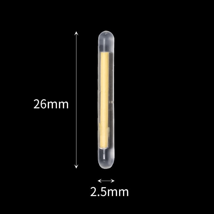 10/20/50PCS/lot 2.2-4.5mm Fluorescent light glow in the dark sticks.