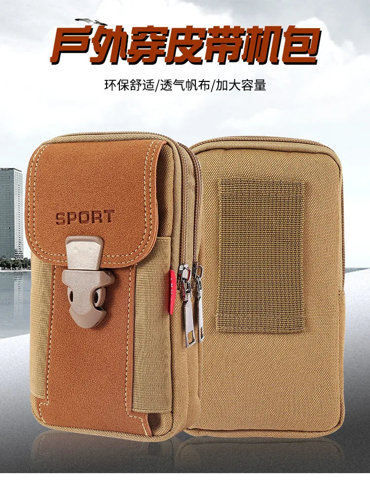 Multi-functional Large Capacity Waist Bag Attaches To Your Belt