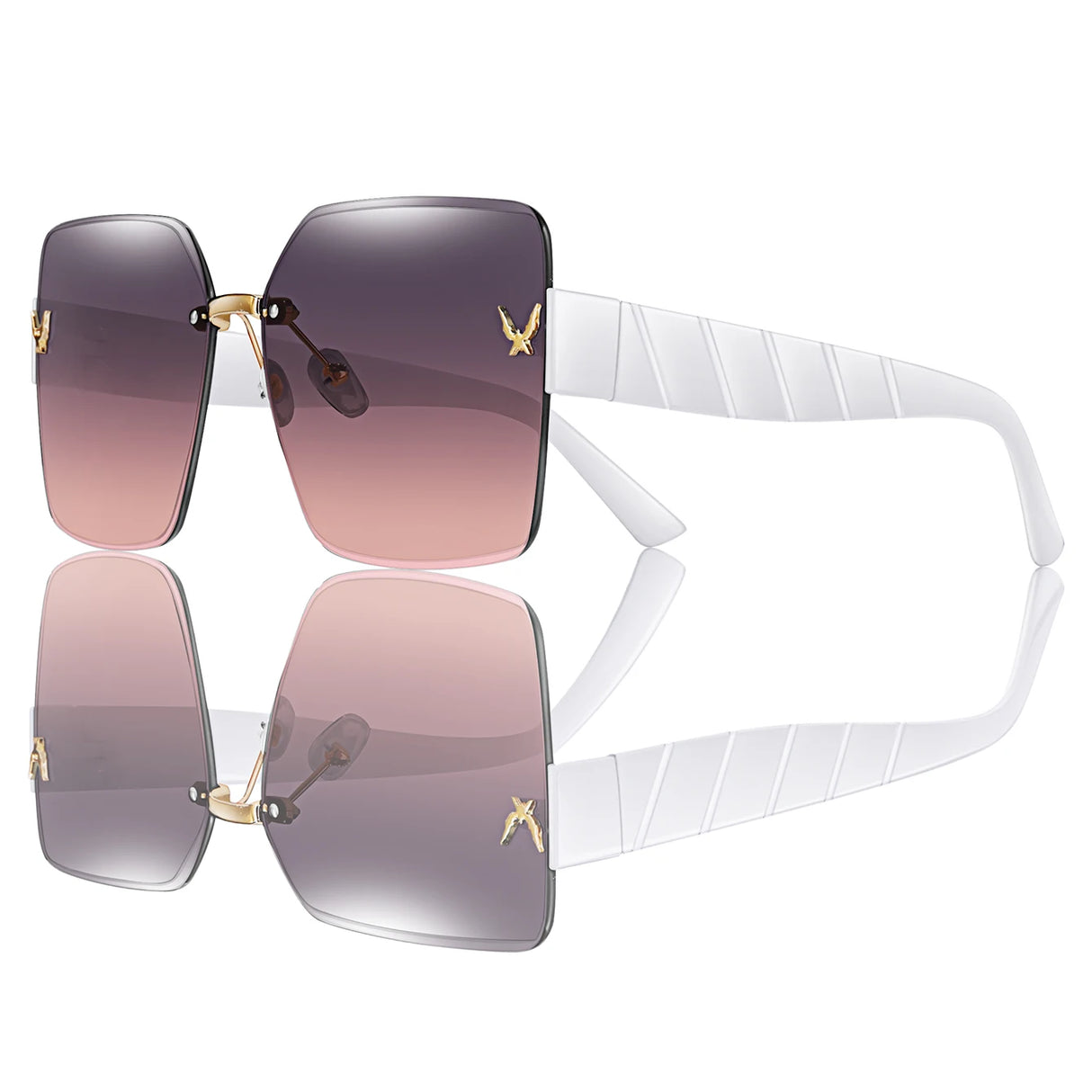 Men Or Women's UV Protection Rimless Sunglasses