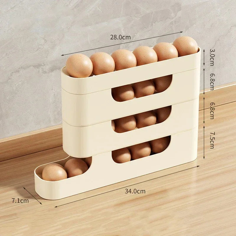 4 Layer Automatic Slide Egg Storage Box
