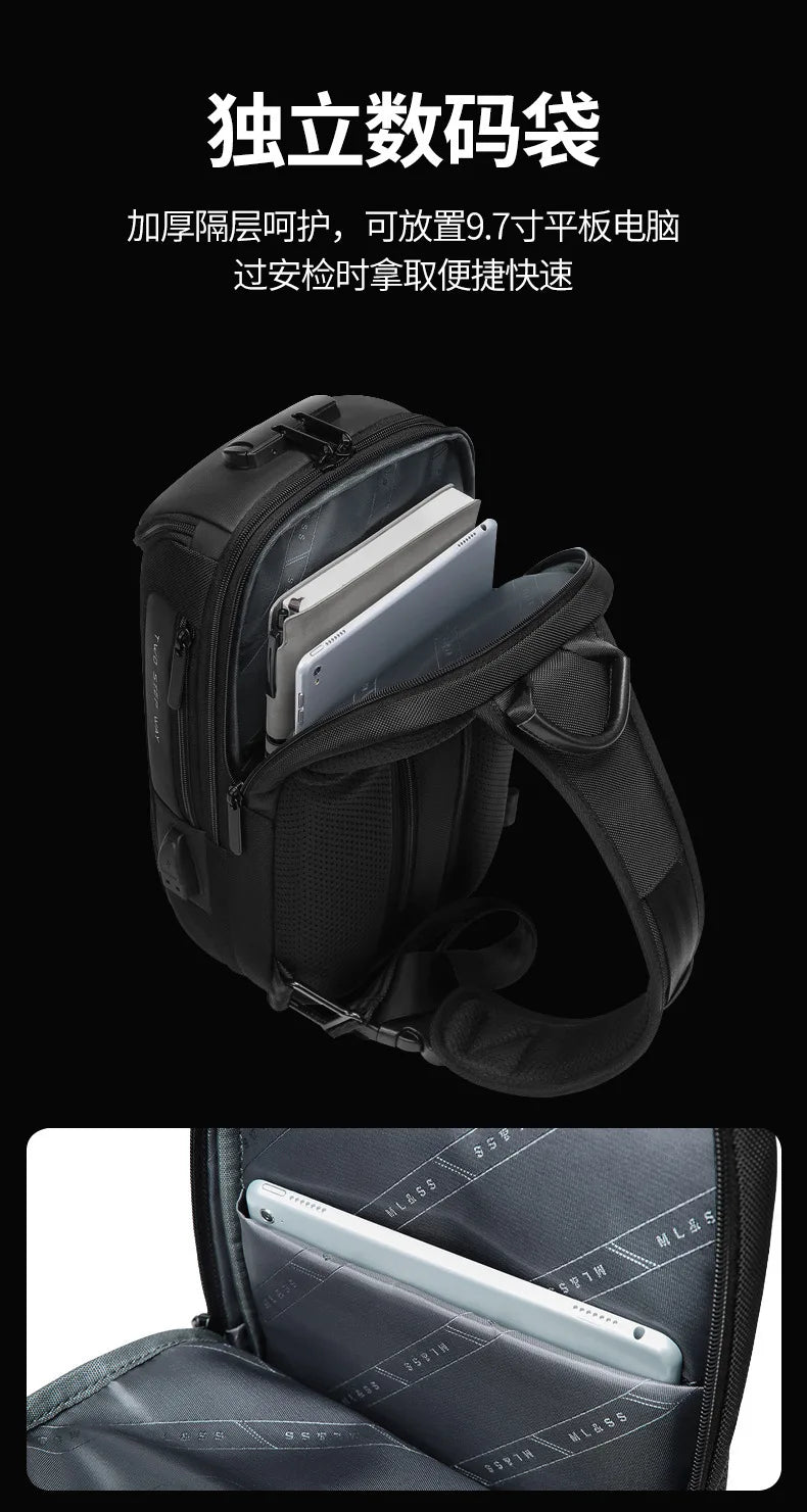Bange Anti-theft Multifunction Waterproof Crossbody Bag