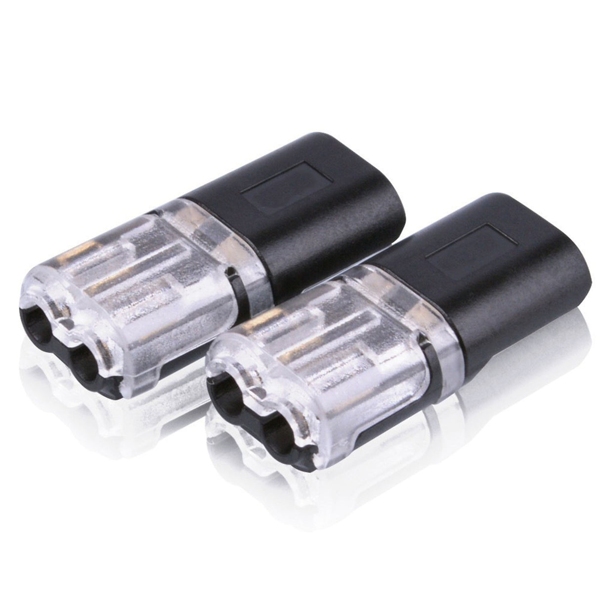 10pcs Double-Wire Plug-In Connector With Locking Buckle H-type Solderless Quick Terminal Block.