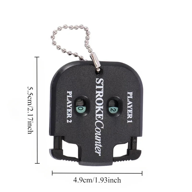 Mini Double Digit Golf Ball Strike Counter With Keychain