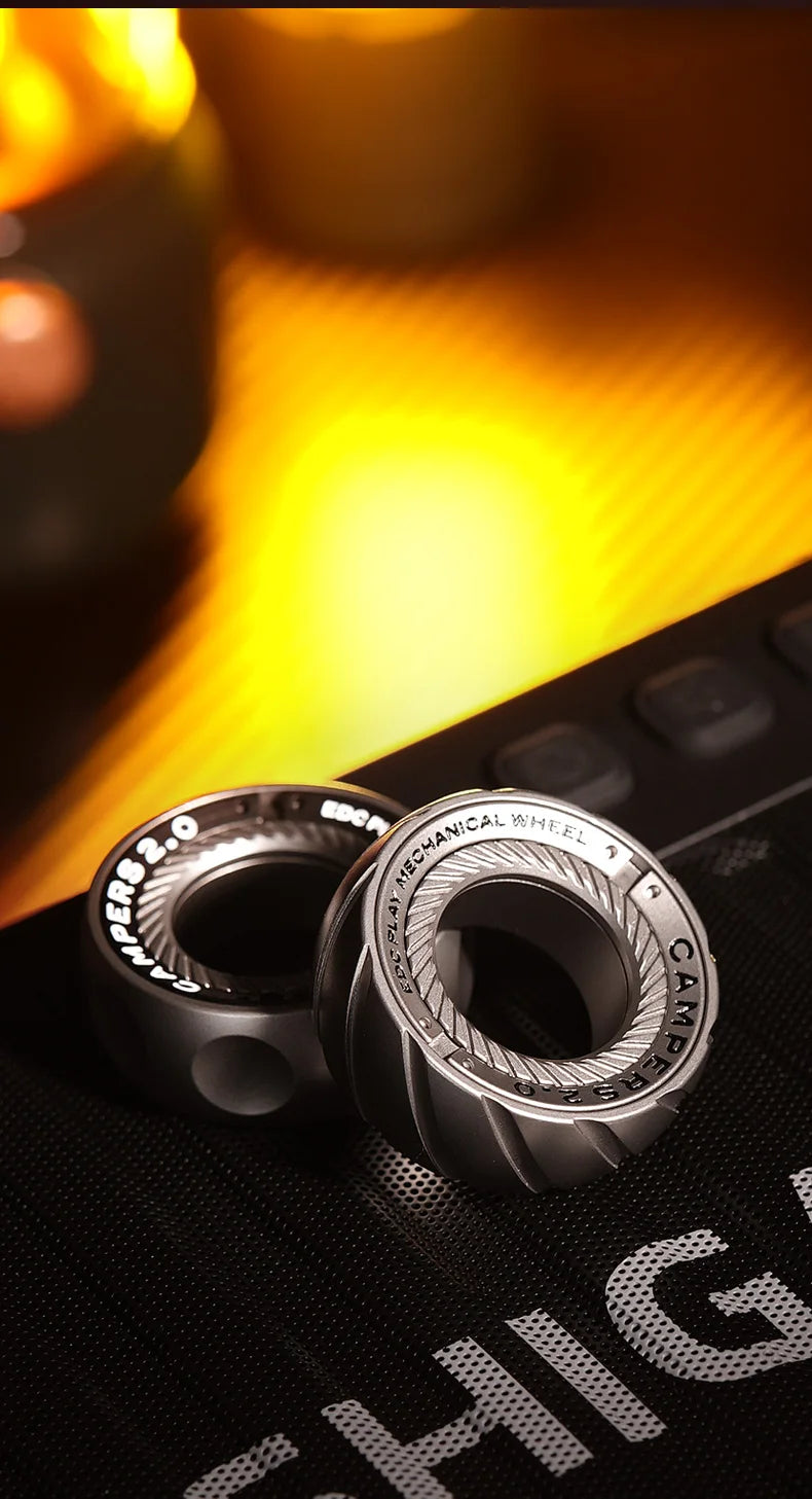 Stainless Steel Office Desk EDC Magnetic Ring For Anti Stress