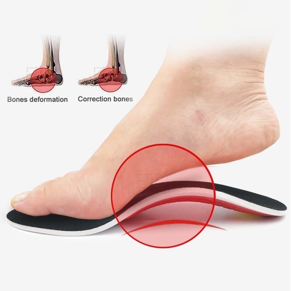 Unisex EiD Premium Orthotic Gel High Arch Support Insoles.