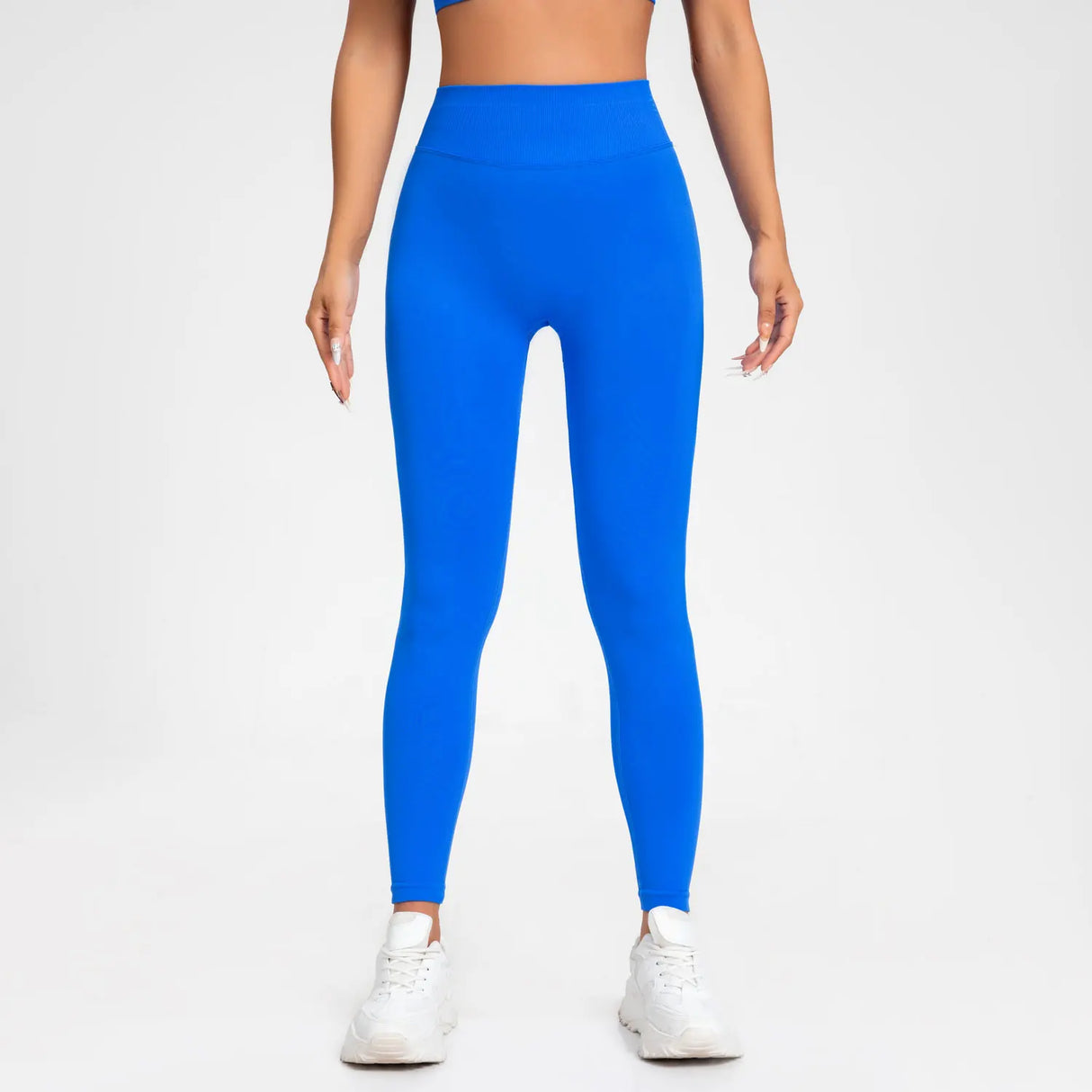 NCLAGEN Low Ribbed Band Seamless Scrunch Bum Impact Leggings