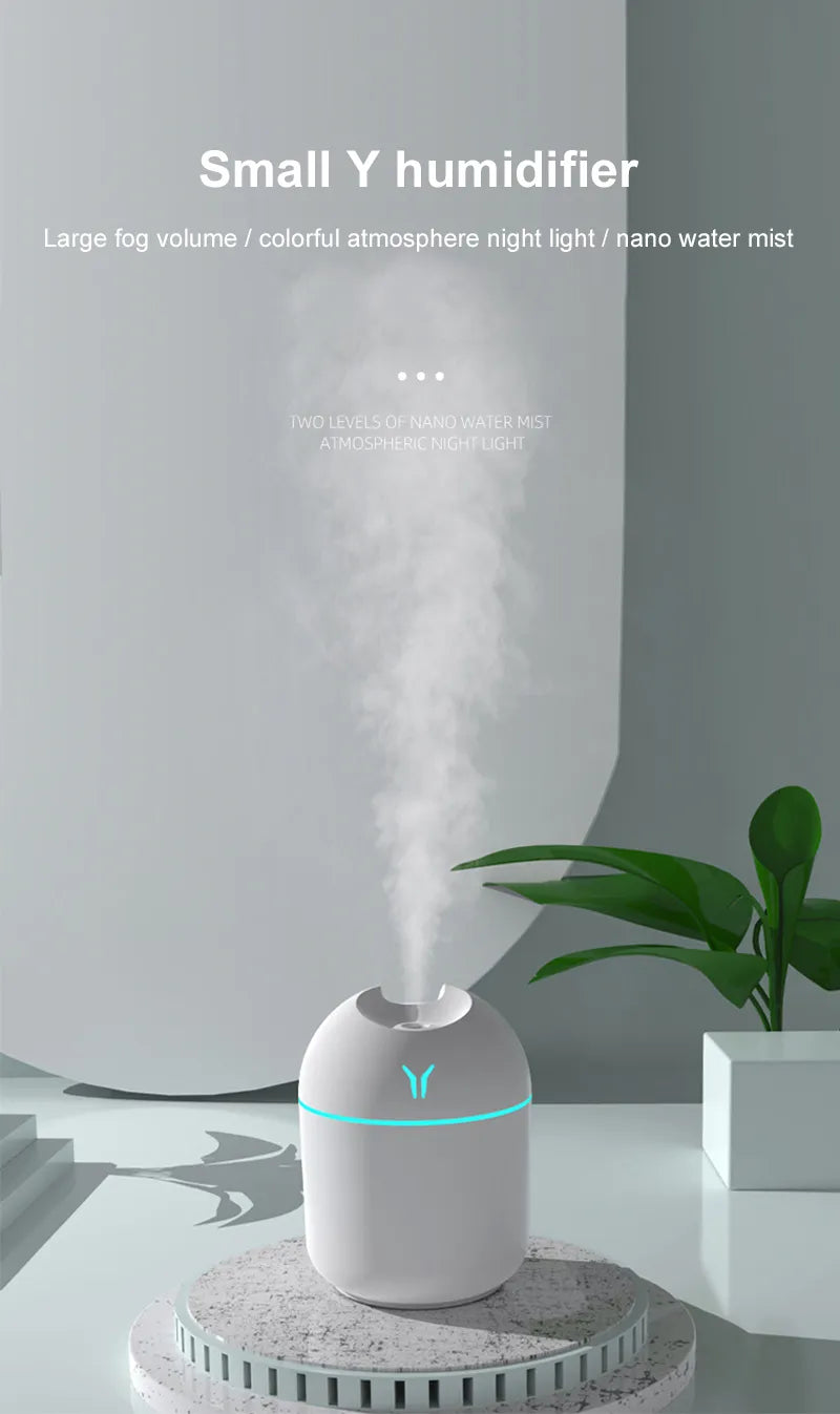 250ML LED/USB Mini  Essential Oil Diffuser Or Air Humidifier
