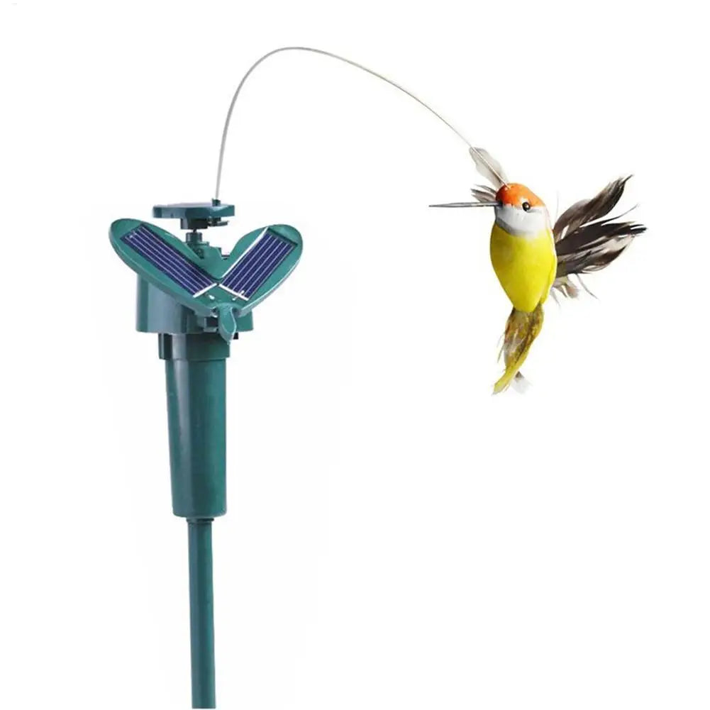 1pc Solar Rotating Hummingbird Bird Garden Stake