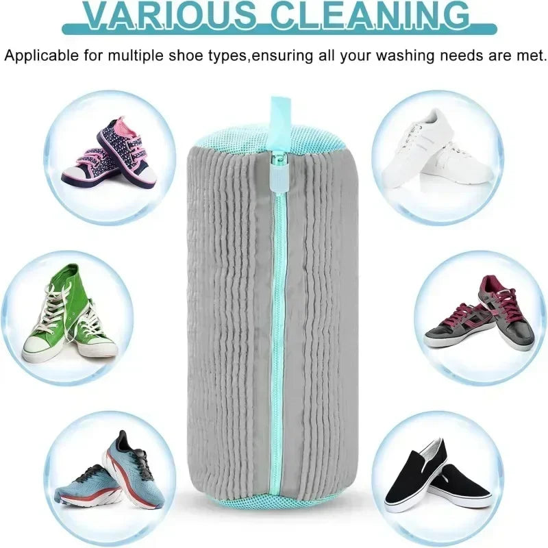 Durable Shoe Washing Machine Bag for All Shoe Types