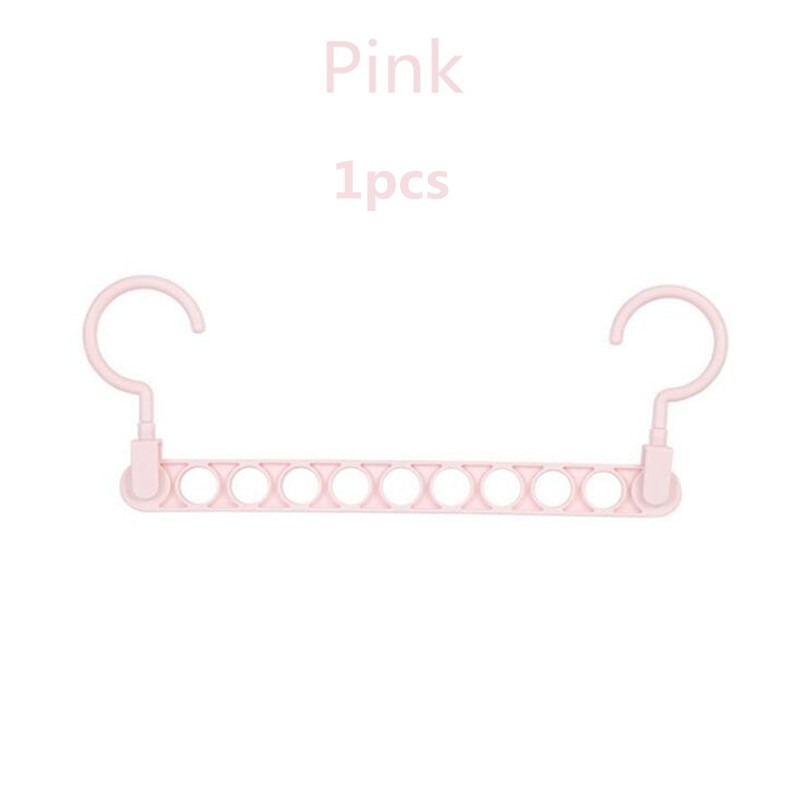 Plastic multi-port support hangers for Clothes.
