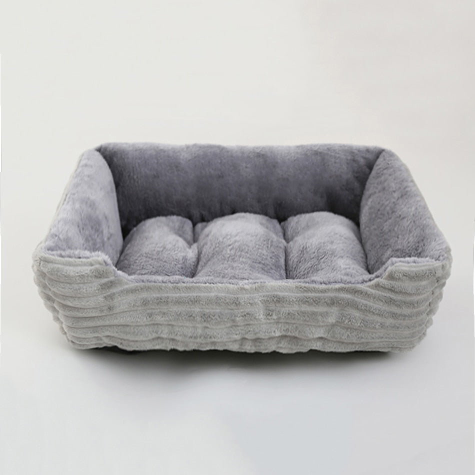 Pet Square Plush Kennel Bed Cushion.