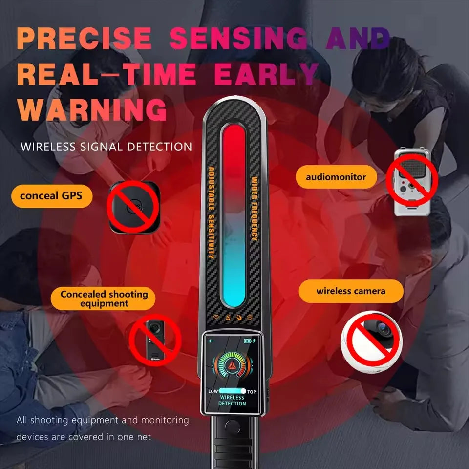 Professional Bluetooth RF Detection Hidden Camera/GPS Tracker/Anti Spy Device