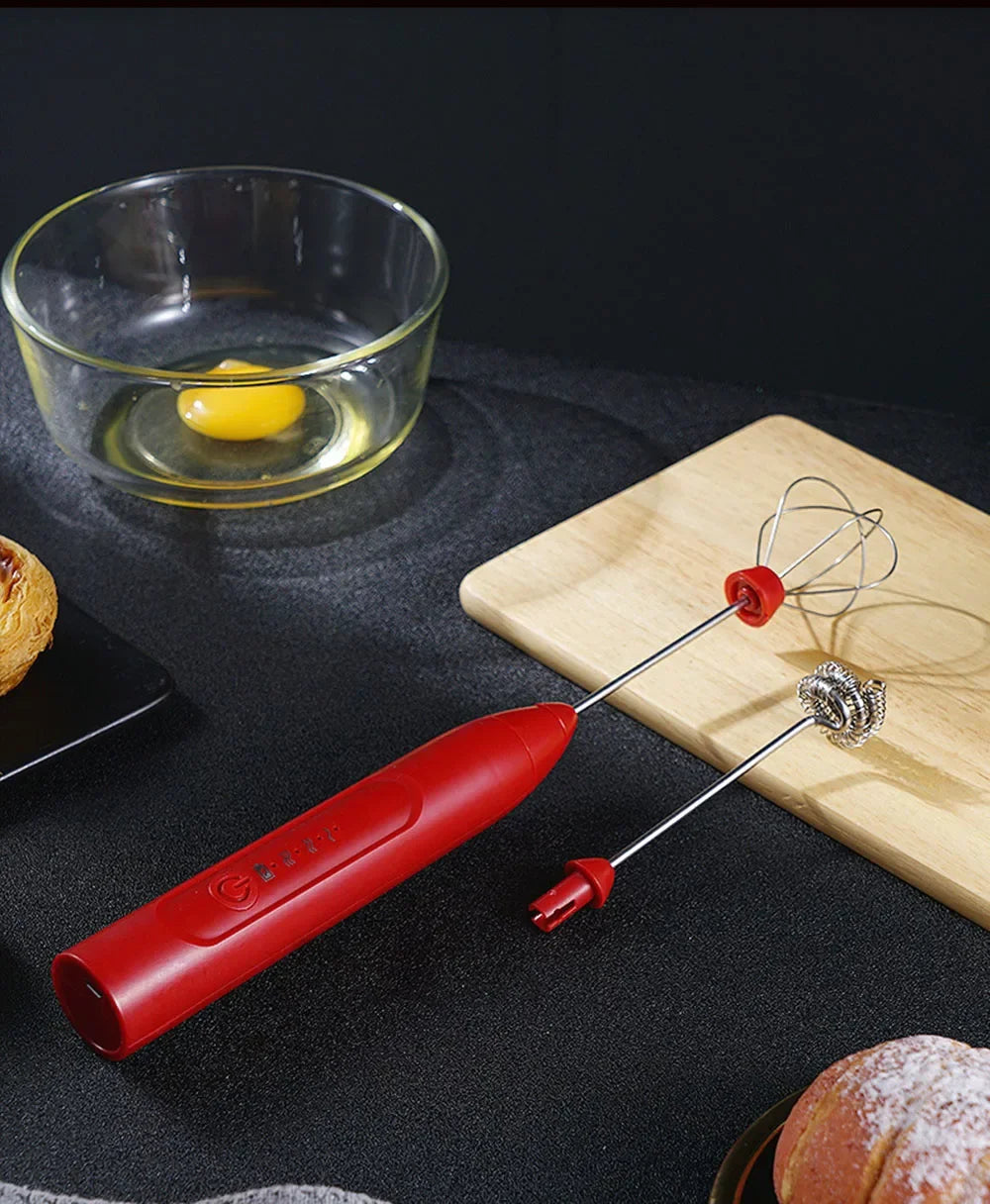 USB Rechargeable Handheld Electric 3-Speed Frother