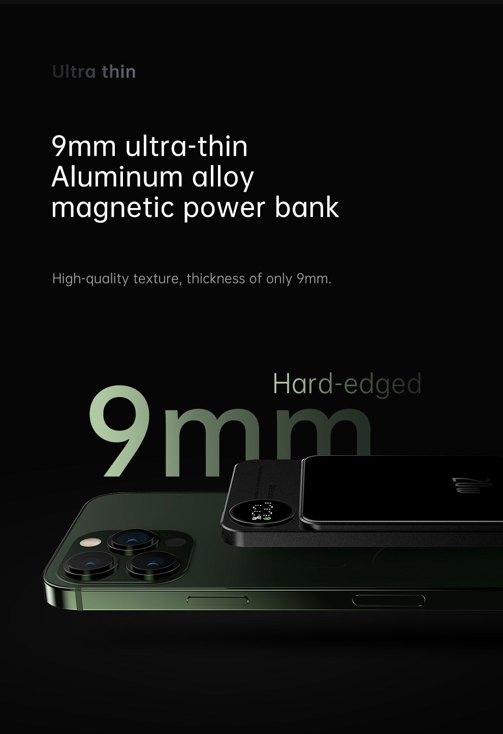 Wireless Power Bank Magnetic 10000mAh,Type C Fast Charger For iPhone 14 13 12 Xiaomi Samsung Magnetic safe Series
