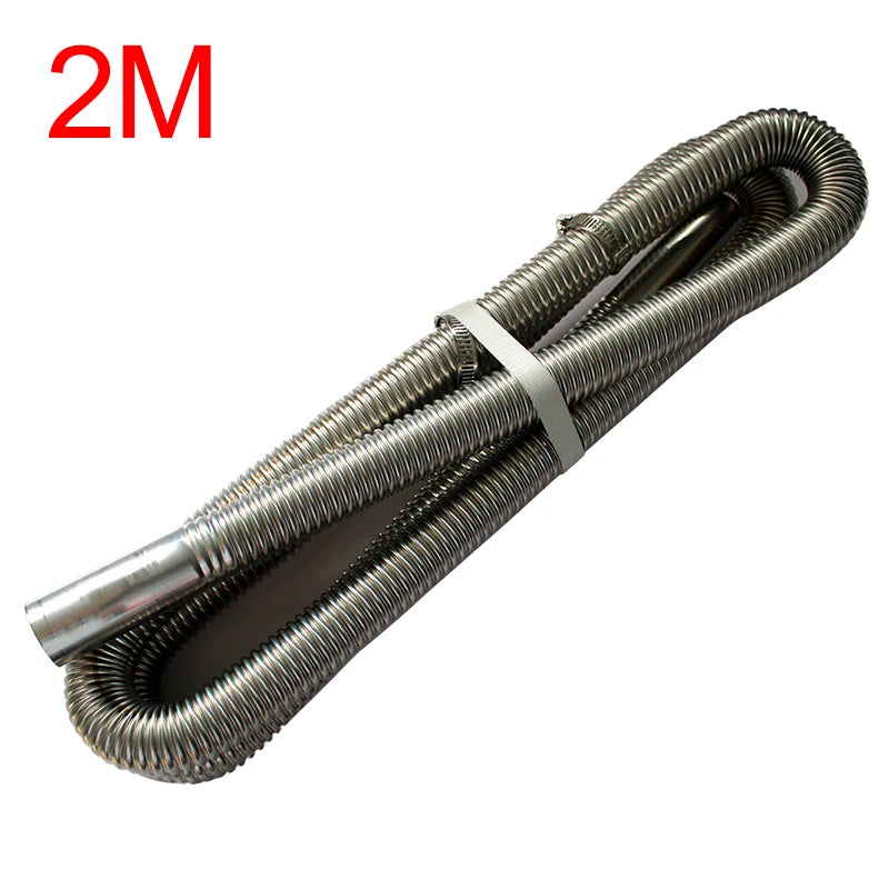 60cm 100cm 120cm 150cm 200cm 250cm 300cm Stainless Steel Exhaust Pipe For Air Diesel Parking Heater