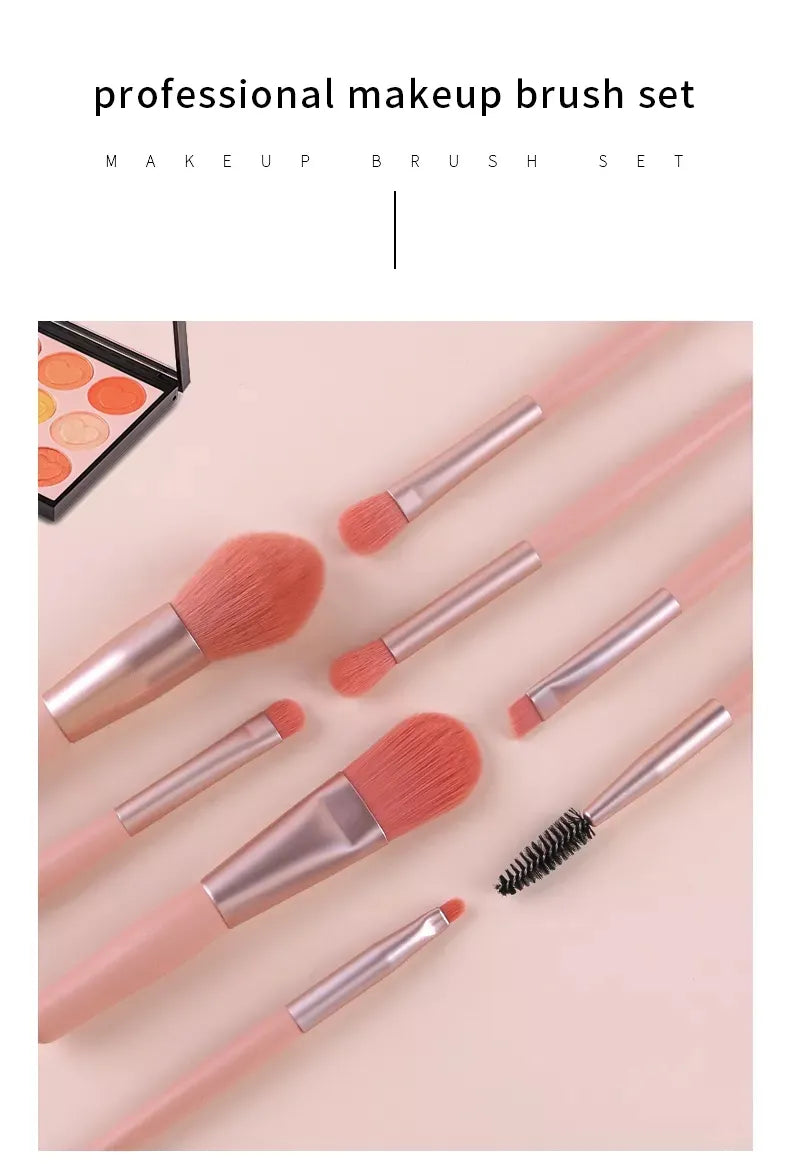 8Pcs Makeup Brush Set.
