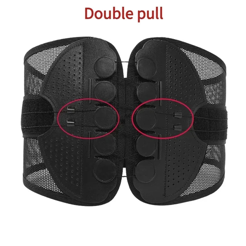 New Double Pull Waist/Back Brace For Lumbar Posture Support