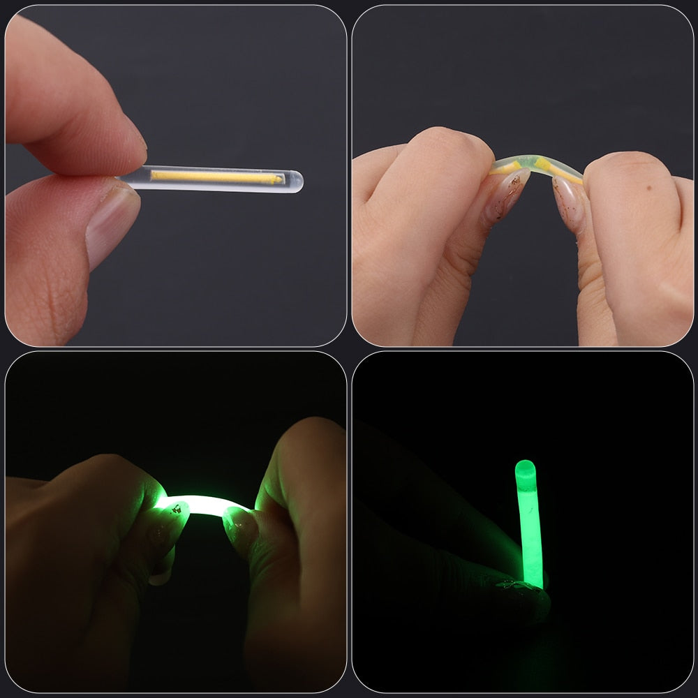 10/20/50PCS/lot 2.2-4.5mm Fluorescent light glow in the dark sticks.