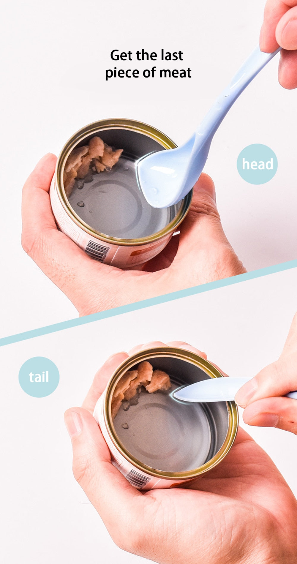 Silicone Pet Food Lid/Spoon.